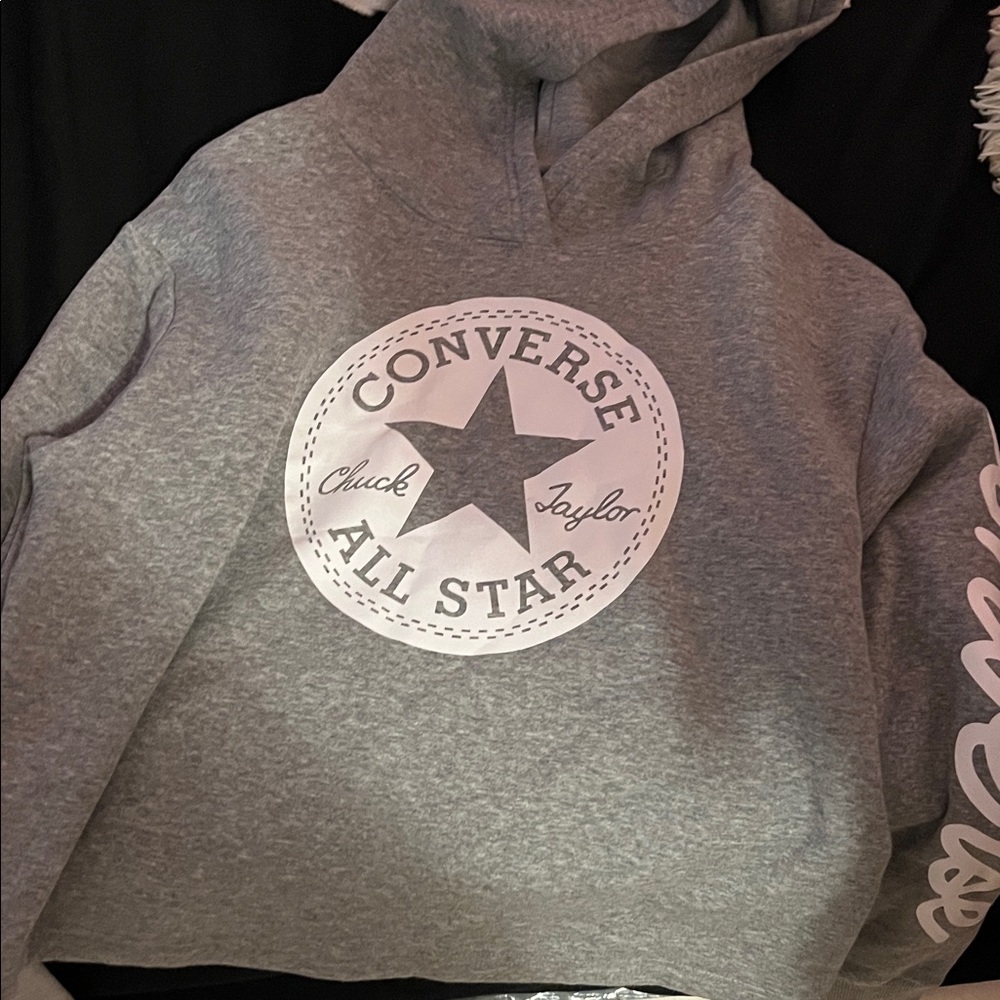 Converse Heather Gray All Star Hoodie